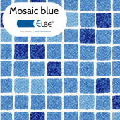 Пленка ПВХ Elbe Supra print мозаика синяя Mosaic blue