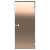Дверь с белой коробкой 900/2100 (стекло: серое/бронза/прозрачное)