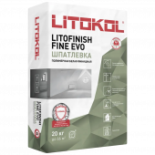 Финишная шпатлевка LITOFINISH FINE EVO (20 кг.) изображение