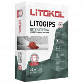 Гипсовая штукатурка LITOGIPS (25 кг.) изображение