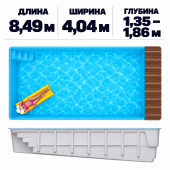 Композитный бассейн Савой Pool Cover