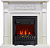 Royal Flame Каминокомплект Venice - Фактурный белый с очагом Aspen Black