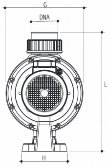 Насос без префильтра 88 м3/ч Gemas Flooder JET FLJ550T 4 кВт 400 В (0111FLJ55)