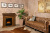 Royal Flame Каминокомплект Valletta - Орех с очагом Aspen Gold