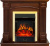 Royal Flame Каминокомплект Boston - Темный дуб (Высота 925см) с очагом Majestic FX Brass