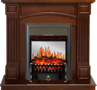 Royal Flame Каминокомплект Boston - Темный дуб (Высота 925см) с очагом Fobos FX M Black