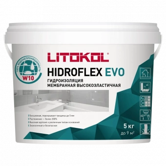 Гидроизоляционный состав HIDROFLEX (5 кг.)