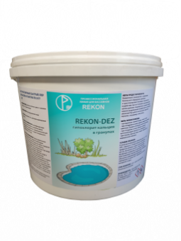 REKON-DEZ гипохлорит кальция в таблетках 3,5 гр (банка 1 кг)
