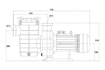 Насос с префильтром 54м3/ч Glong FCP-A Н=10 4,0кВт 400В (FCP-4000AT)