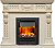 Dimplex Каминокомплект Corsica - Слоновая кость с патиной (Ширина 1100) с очагом Brookline Black