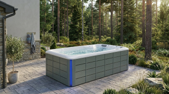 Композитный бассейн с противотоком AQUAMASTER SPA Don