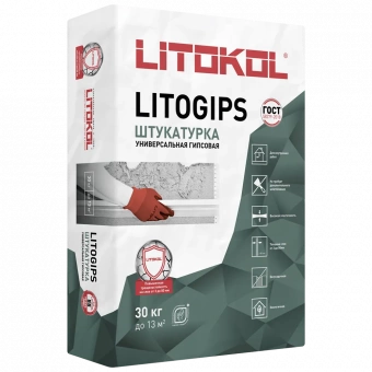Гипсовая штукатурка LITOGIPS (25 кг.) фото 