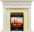 Royal Flame Каминокомплект Corfu - Слоновая кость с очагом Fobos FX M Brass