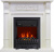 Royal Flame Каминокомплект Venice - Фактурный белый с очагом Aspen Black