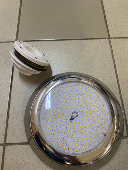 Светильник SlimLED-INOX светодиодный Daylight D=252 мм 50Вт 12В оправа н/с AISI 304 (универсальный) (052141SS)