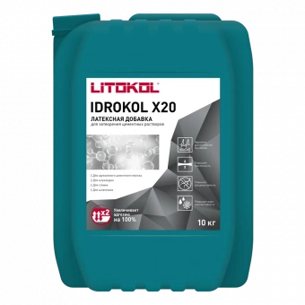 Латексная добавка IDROKOL X20 (10 кг.) фото 