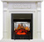 Royal Flame Каминокомплект Venice - Фактурный белый с очагом Majestic FX M Black