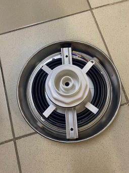 Светильник SlimLED-INOX светодиодный Daylight D=252 мм 50Вт 12В оправа н/с AISI 304 (универсальный) (052141SS)
