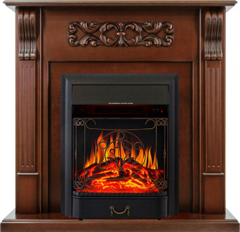 Royal Flame Каминокомплект Venice - Махагон коричневый антик с очагом Majestic FX Black