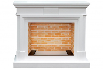Dimplex Каминокомплект Coventry - Белый / Кирпич  с очагом Cassette 600 NH