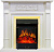 Royal Flame Каминокомплект Venice - Фактурный белый с очагом Majestic FX Brass