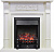 Royal Flame Каминокомплект Venice - Фактурный белый с очагом Fobos FX Black