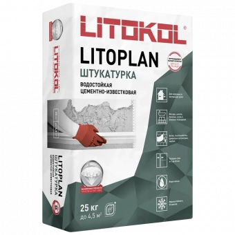 Штукатурный состав LITOPLAN (25 кг.) фото 