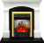 Royal Flame Каминокомплект Langford - Белый с черным с очагом Majestic FX M Brass
