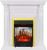 Royal Flame Каминокомплект Orlean - Белый с очагом Majestic FX M Brass