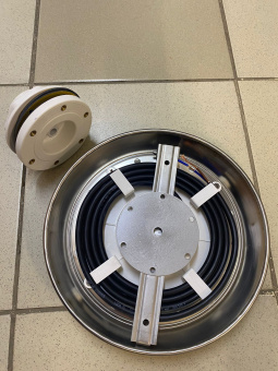 Светильник SlimLED-INOX светодиодный Daylight D=252 мм 50Вт 12В оправа н/с AISI 304 (универсальный) (052141SS)