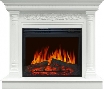 Royal Flame Каминокомплект Sicilia - Белый с очагом Jupiter FX New