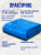 Чаша овальная для бассейна 800 х 400 х 165 см. 0.6мм/Голубая Чаша овальная для бассейна 800 х 400 х 165 см. 0.6мм/Голубая фото