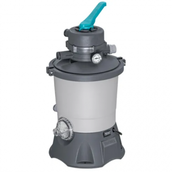 Песочный фильтр-насос Flowclear 3028 л/ч, для бассейнов до 18 м.куб., резервуар для песка 8,5 кг фото