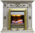 Dimplex Каминокомплект Derby - Old silver с очагом Danville Antique Brass FB2