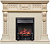 Royal Flame Каминокомплект Corsica - Слоновая кость с патиной (Ширина 1100) с очагом Fobos FX Black