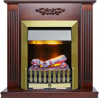 Dimplex Каминокомплект Lumsden - Махагон коричневый антик с очагом Danville Antique Brass FB2